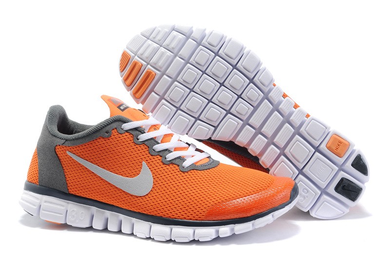 Nike Free 3.0 v2 Mens Shoes orange red - Click Image to Close